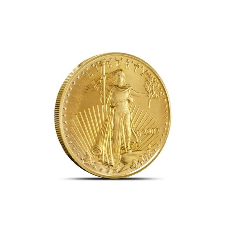 2002 1/10 oz American Gold Eagle Coin