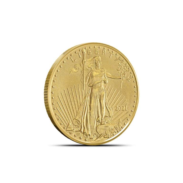 2021 1/10 oz American Gold Eagle Coin (Type 1)