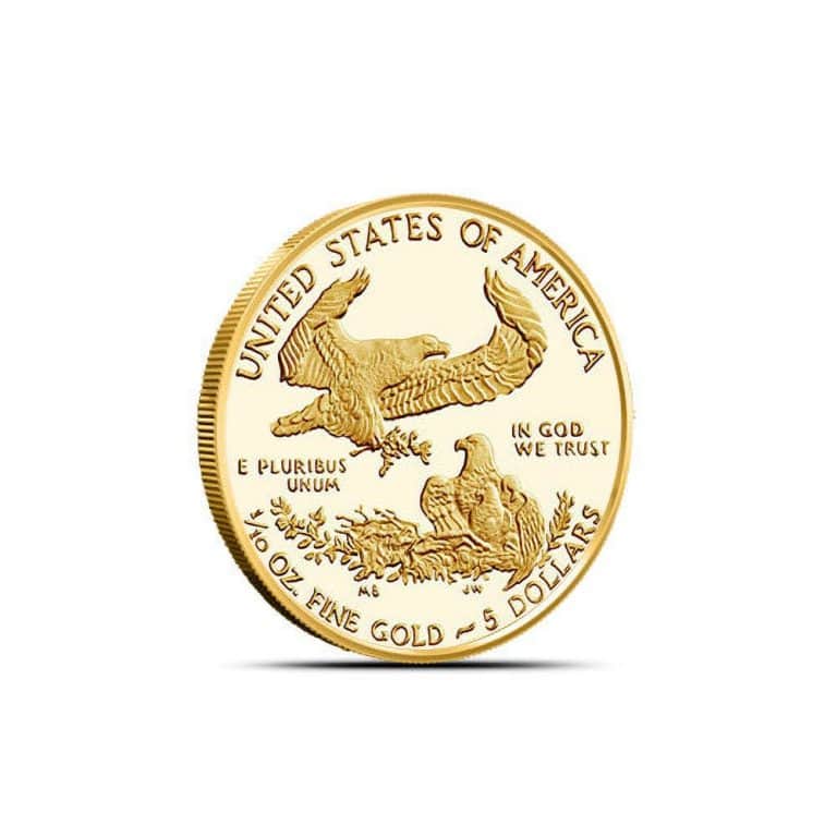2021-W 1/10 oz Proof American Gold Eagle Coin (Box + CoA, Type 1)