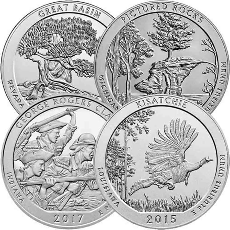 5 oz Burnished ATB Silver Coin (Random Year, Varied Design, Capsules Only)