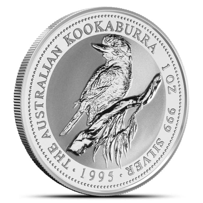 1995 1 oz Australian Silver Kookaburra Coin
