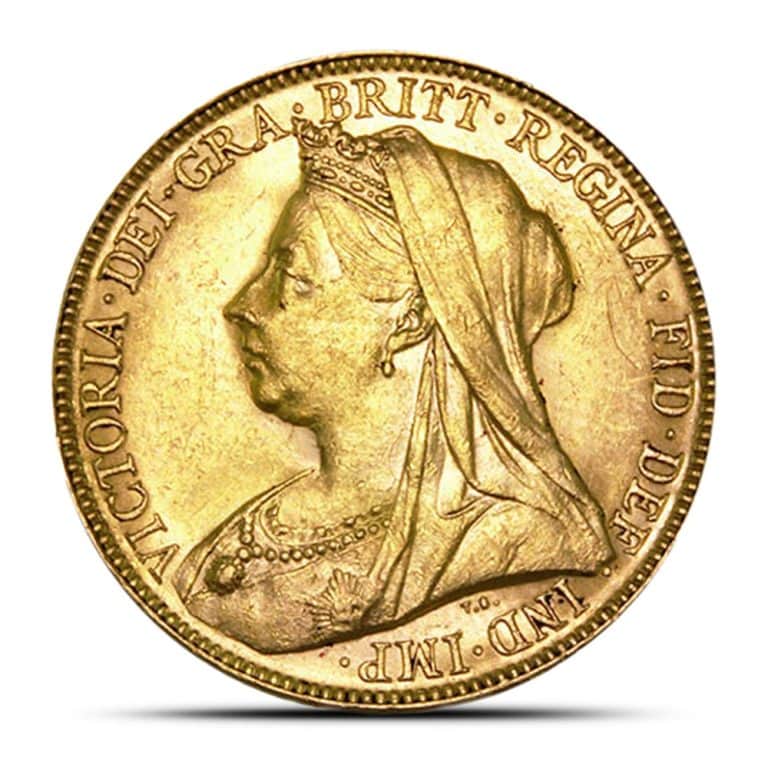 Great Britain Gold Sovereign Coin - Queen Victoria (Random Year, Circulated)