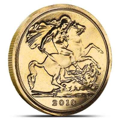 Great Britain Gold 1/4 Sovereign Coin