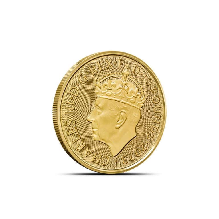 2023 1/10 oz British Gold Coronation of the King Coin (BU)