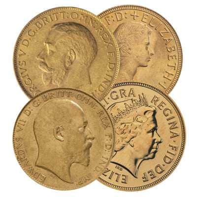 Great Britain Gold Sovereign Coin (Mixed Types, Random Year, Varied Condition)