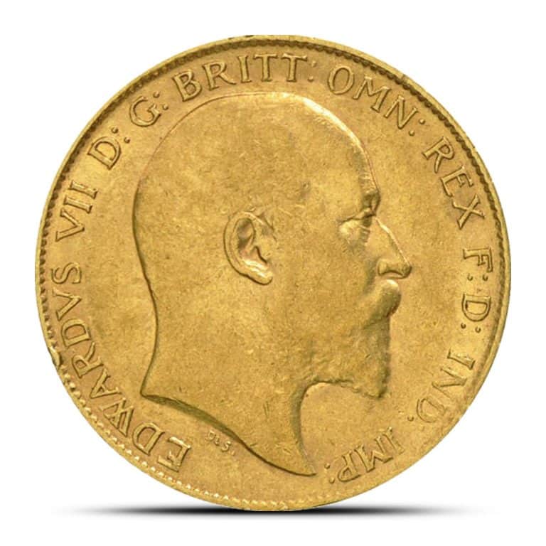 Great Britain Gold Sovereign Coin - King Edward