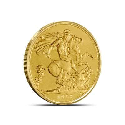 Great Britain Gold Sovereign Coin - Queen Elizabeth II (1957-1968, BU)