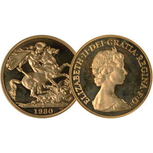 Great Britain Gold Double Sovereign (Random Year)