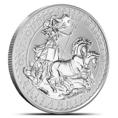 1999 1 oz British Silver Britannia Coin