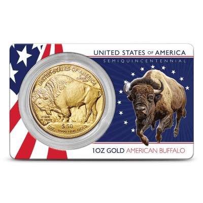2026 1 oz American Gold Buffalo Coin (BU, Buffalo Card)