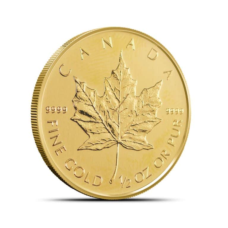 2013 1/2 oz Canadian Gold Maple Leaf Coin