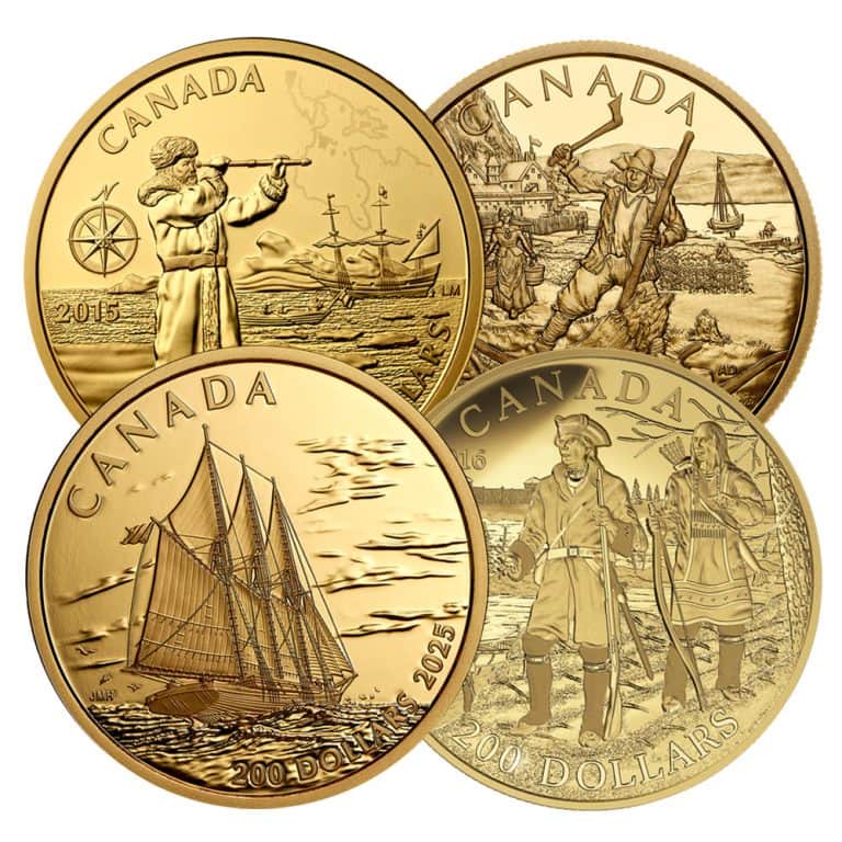 $200 Canadian Gold Commemorative Coin (Random Year, Varied Design)