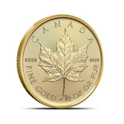 2024 1/2 oz Canadian Gold Maple Leaf Coin (BU)