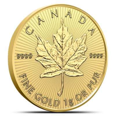 2026 25 Gram Canadian Gold MapleGram (25x1g, BU wAssay)