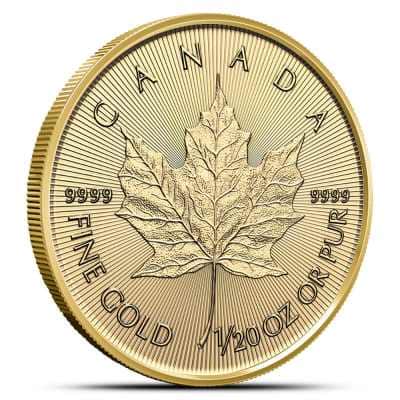 2024 1/20 oz Canadian Gold Maple Leaf Coin (BU)