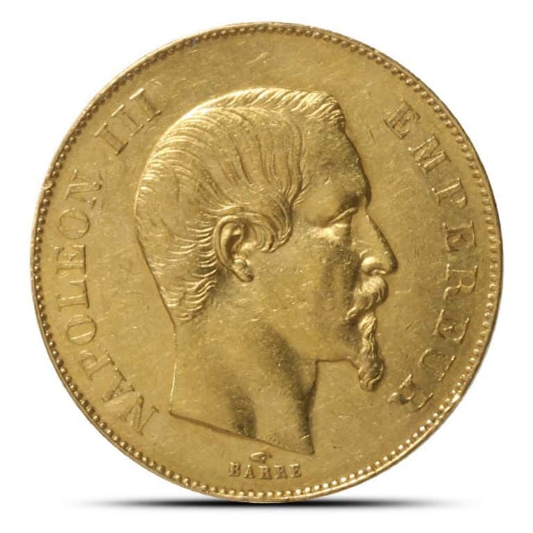50 Francs Gold Coin (Random Year/Country, VG+)