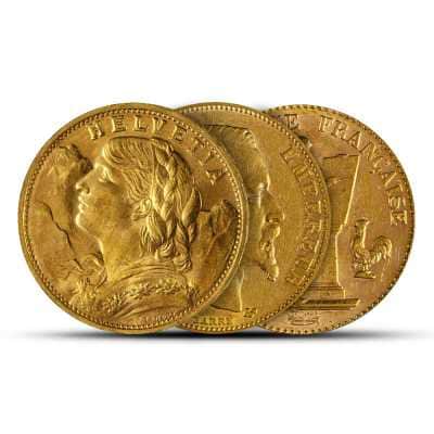 20 Francs Gold Coin (Random Year/Country, VG+)