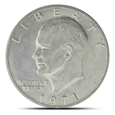 40% Silver Eisenhower Dollar (Circulated)