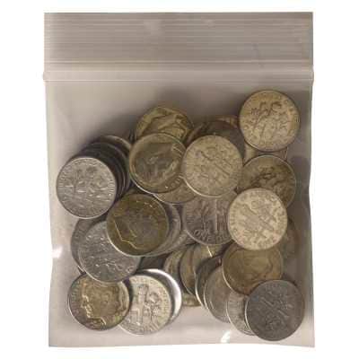 90% Silver Roosevelt Dimes ($5 FV, Circulated)