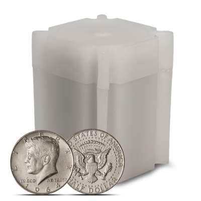 90% Silver Kennedy Half Dollars ($10 Tube, Circulated)