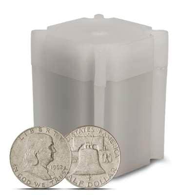 90% Silver Franklin Half Dollars ($10 FV, Circulated)