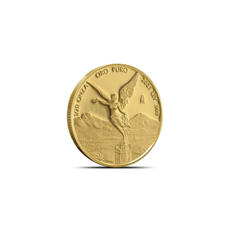 2021 1/20 oz Proof Mexican Gold Libertad Coin (In Capsule)