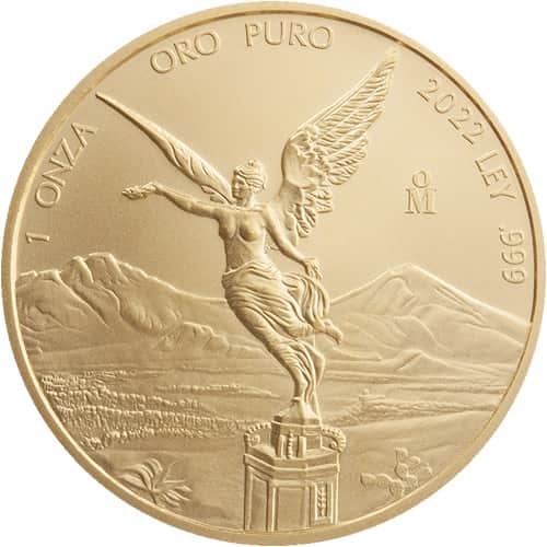 2022 1 oz Mexican Gold Libertad Coin (BU)