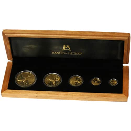 2021 Proof Mexican Gold Libertad 5-Coin Set