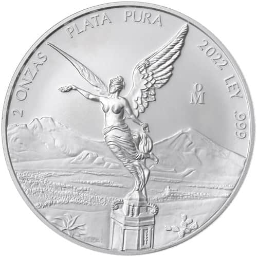 2 oz Mexican Silver Libertad (Random Year)