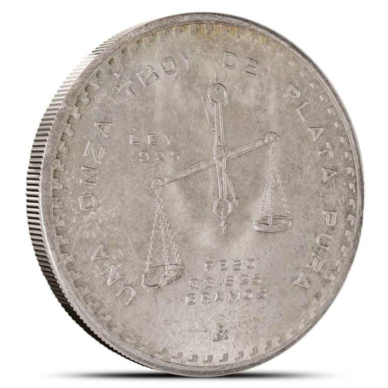 1 oz Mexican Silver Onza (Random Year, Uncirculated)