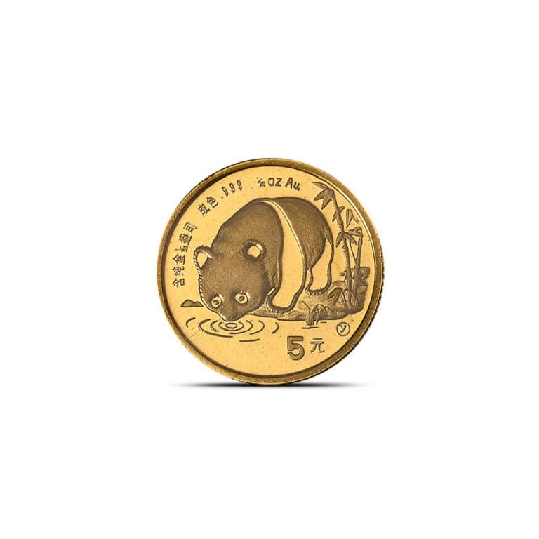 1987-Y 1/20 oz Chinese Gold Panda Coin (Sealed)