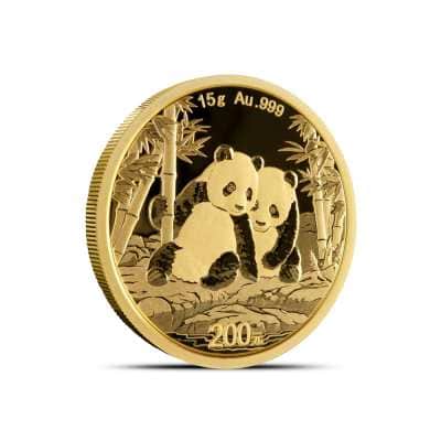 2026 15 Gram Chinese Gold Panda Coin (BU)