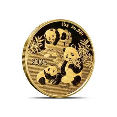 2025 15 Gram Chinese Gold Panda Coin (BU)