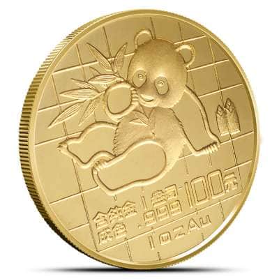 1989 1 oz Chinese Gold Panda Coin (Large Date, Sealed)