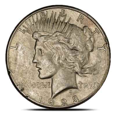 Peace Silver Dollar Coin (Cull)