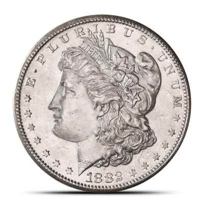 1882-S Morgan Silver Dollar Coin (BU)