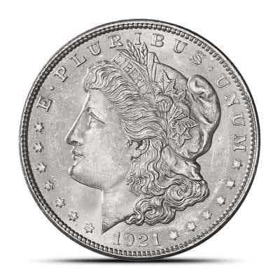 1921 Morgan Silver Dollar Coin (P, D, or S, BU)