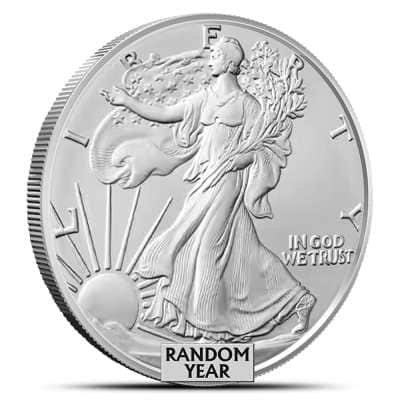1 oz American Silver Eagle Coin (Random Year)