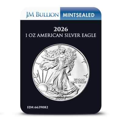 2026 1 oz American Silver Eagle Coin (MintSealed, BU)
