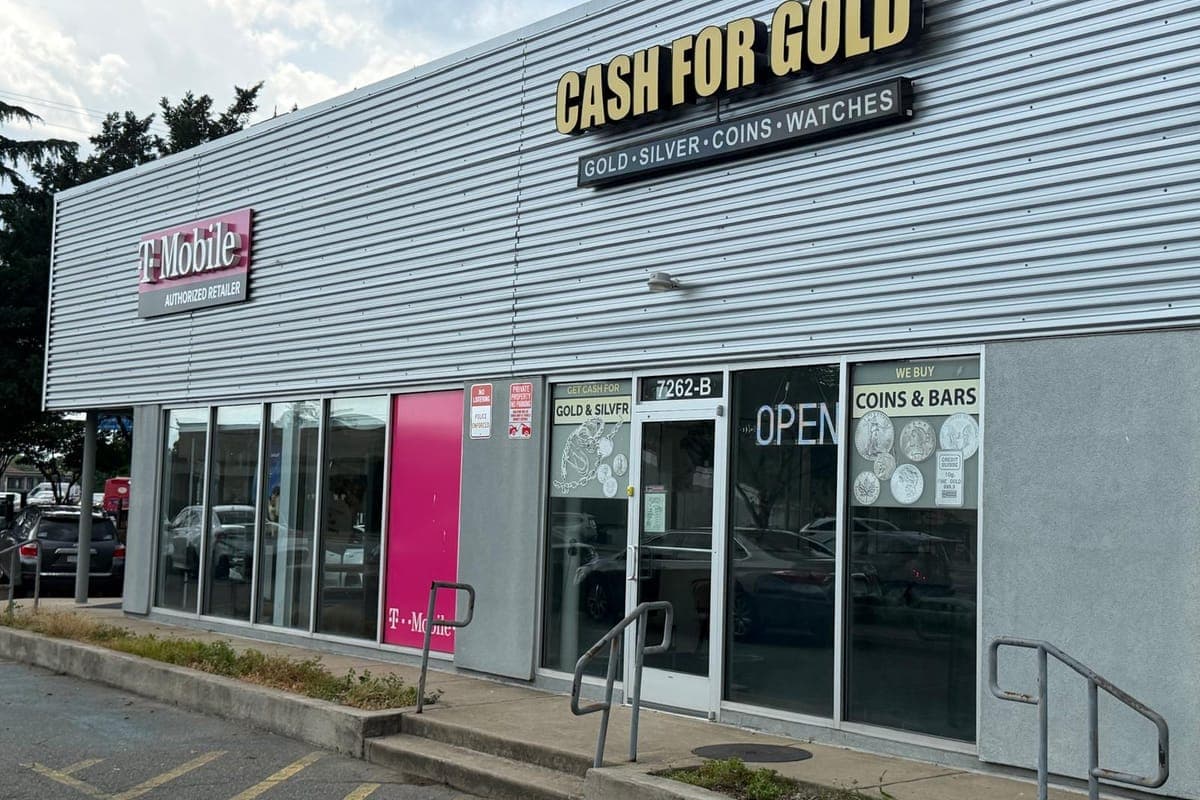 Cash for Gold VA storefront in Annandale, VA