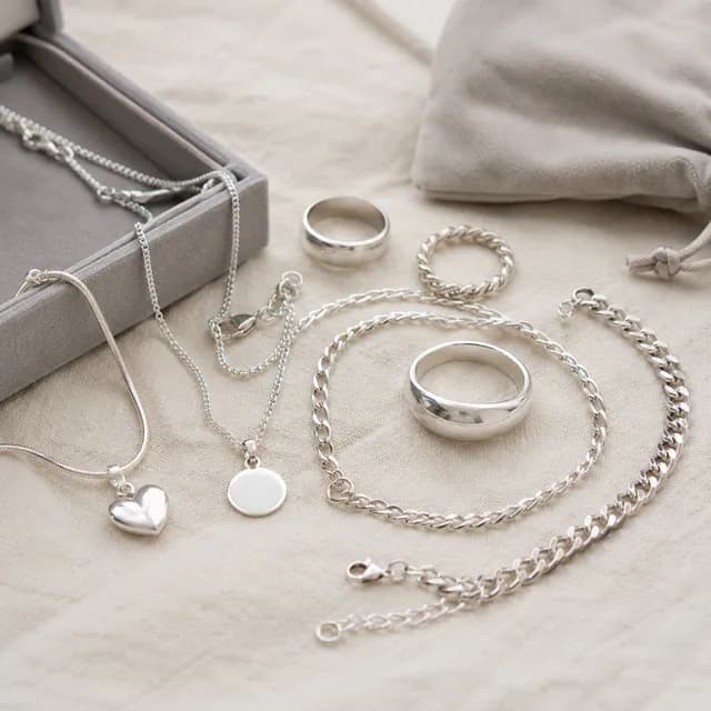 We buy silver jewelry