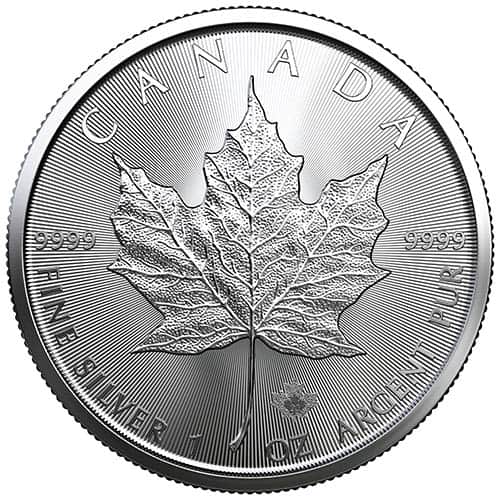 2020 1 oz Canadian Silver Maple Leaf Coin