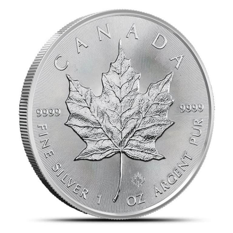 2021 1 oz Canadian Silver Maple Leaf Coin